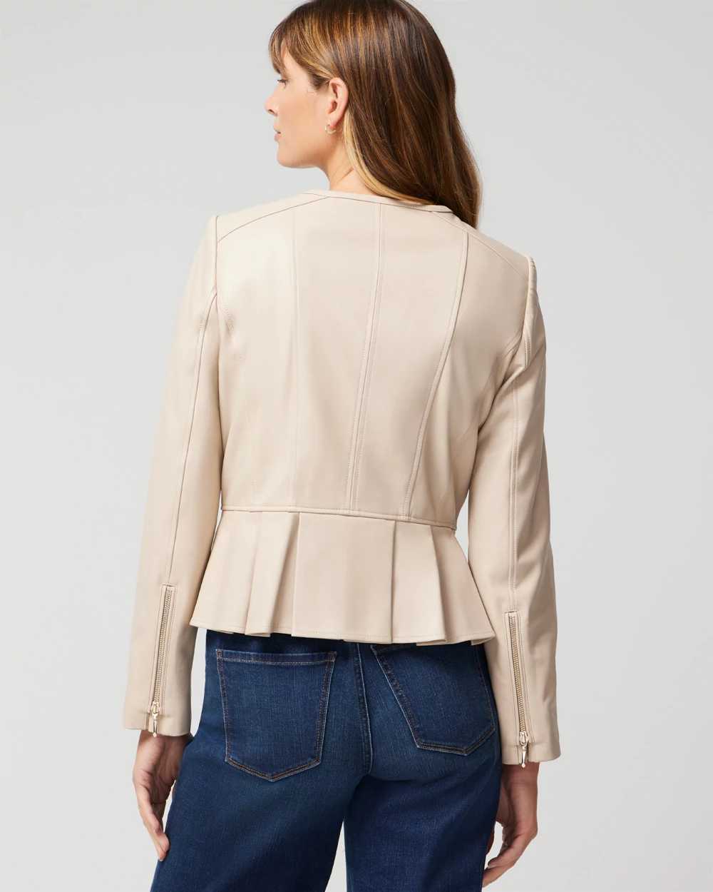 Whbm leather clearance jacket